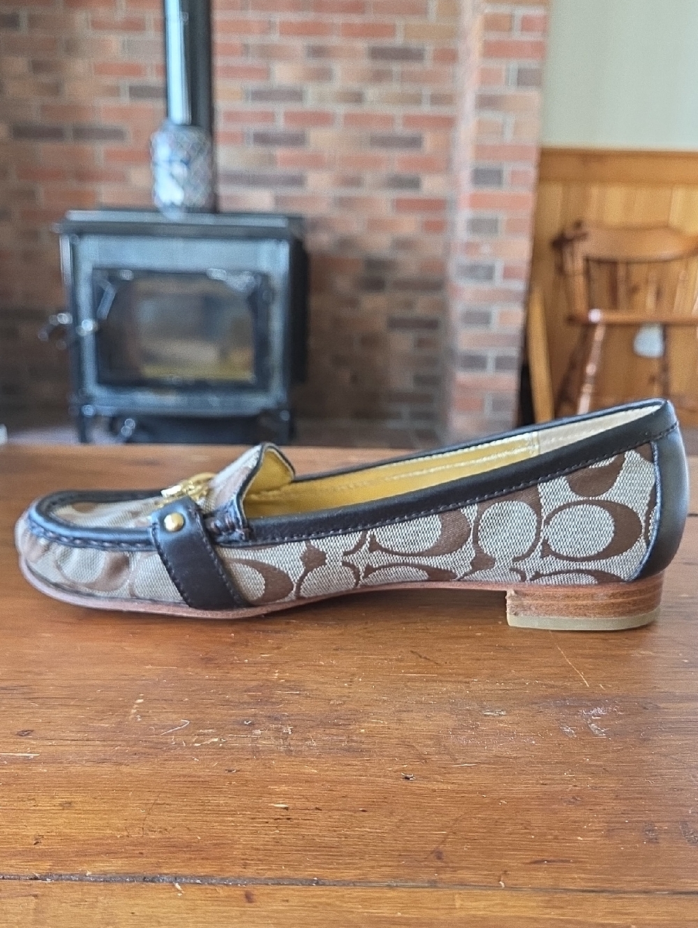 Coach Eileen Heeled Flats Size 7.5 - Picture 6 of 11